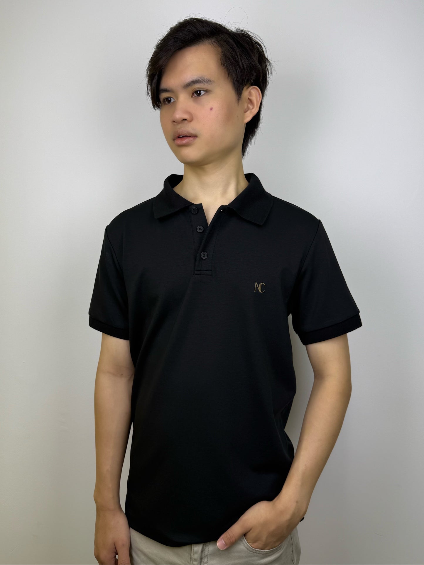 Naked Charm Classic Polo Tee Slim Fit