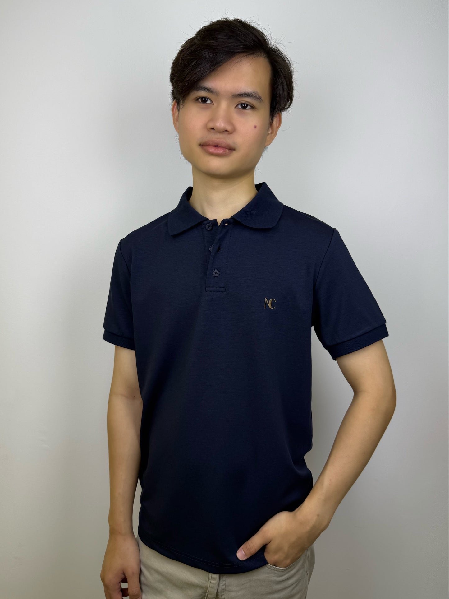 Naked Charm Classic Polo Tee Slim Fit