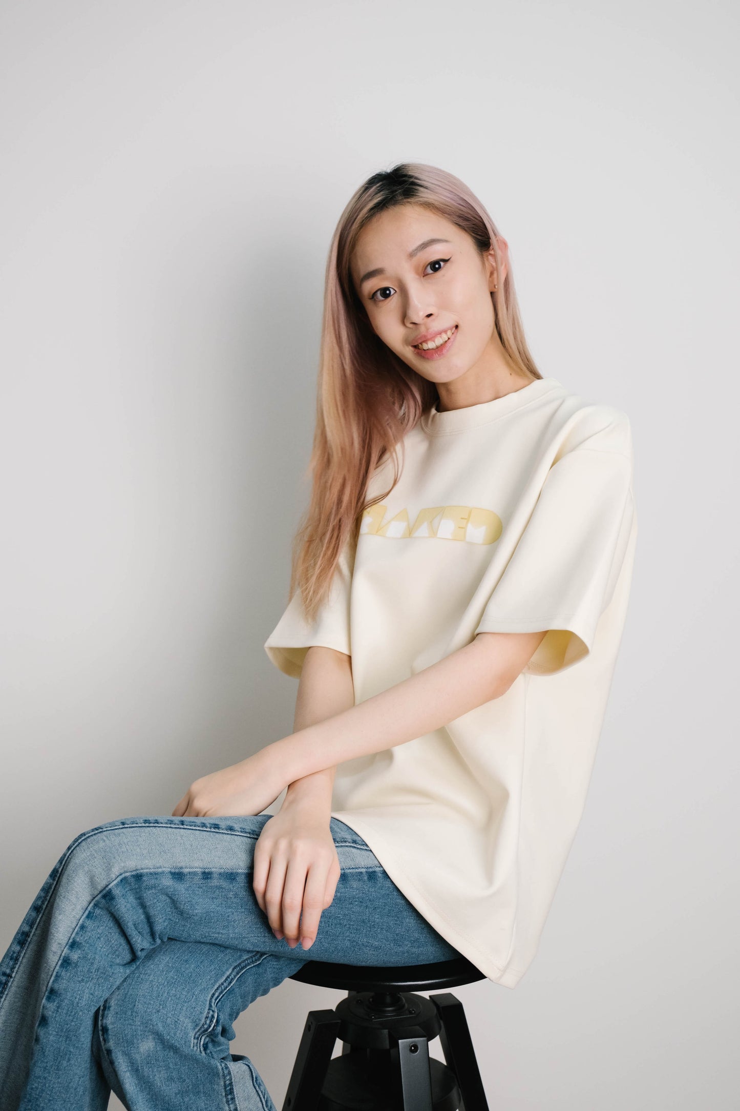 Naked Charm Oversized Signature Glow T-Shirt