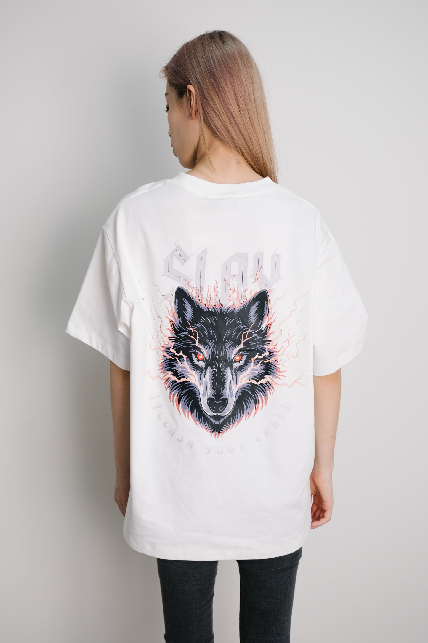 Naked Charm Wolf NC T-shirt Top Streetwear