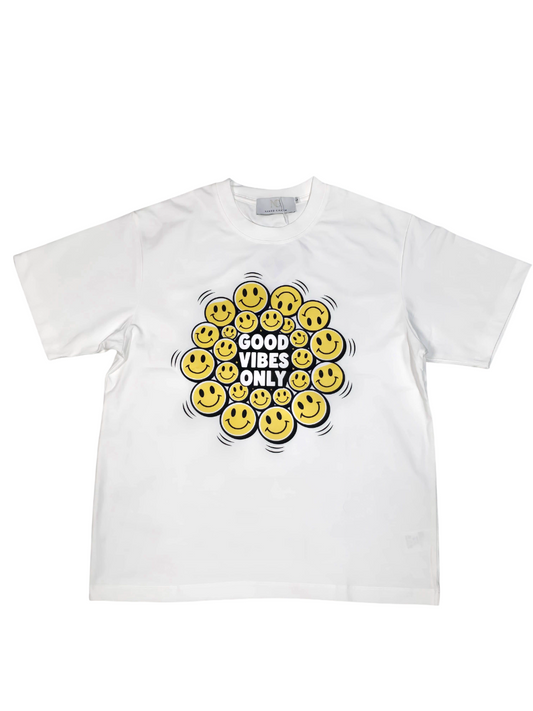 Naked Charm 'Good Vibes Only' Smiley T-Shirt Top