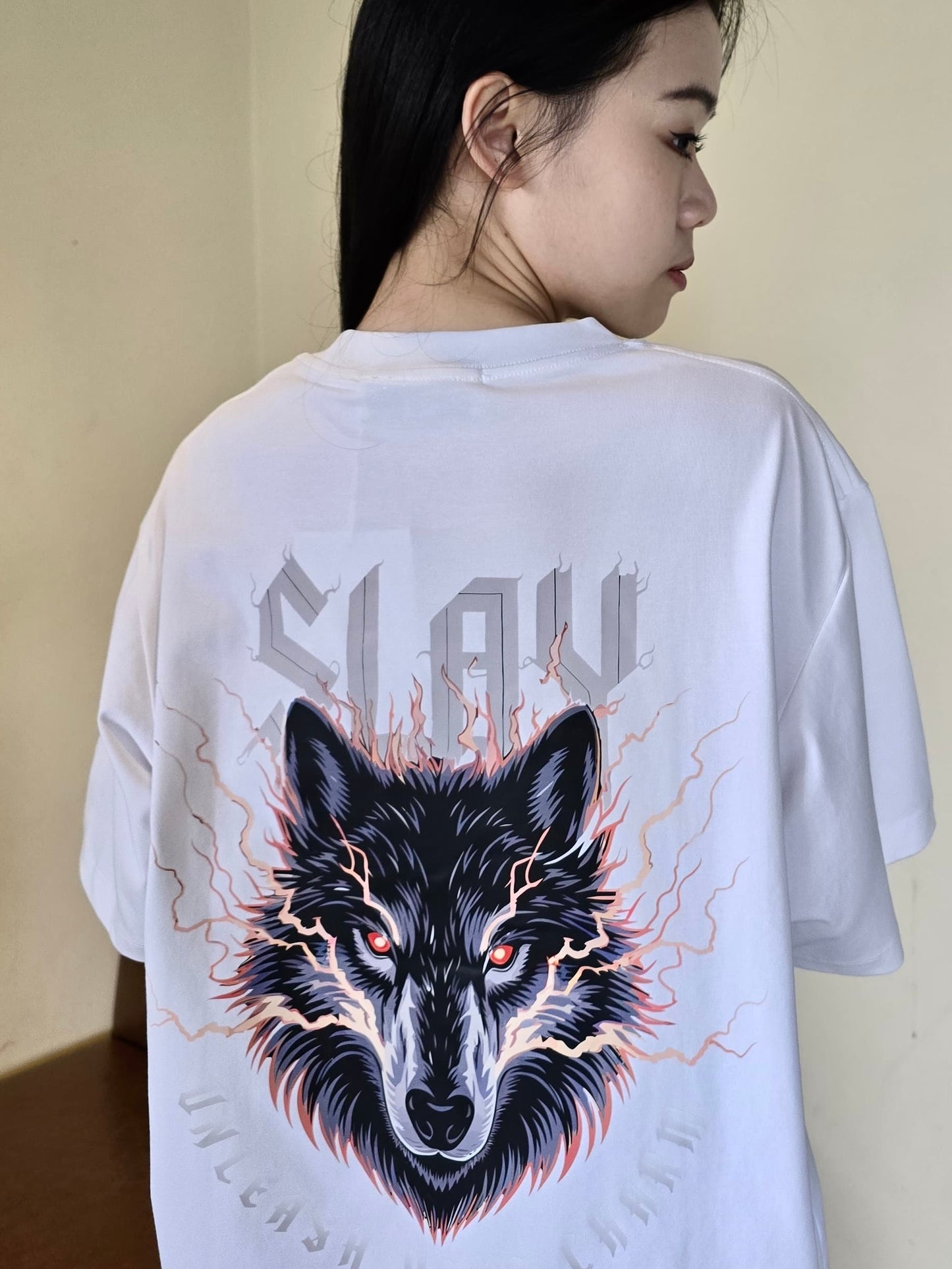 Naked Charm Wolf NC T-shirt Top Streetwear